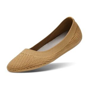 Allbirds Size 9 Women's Tree Breezer Tan Ballet Flats